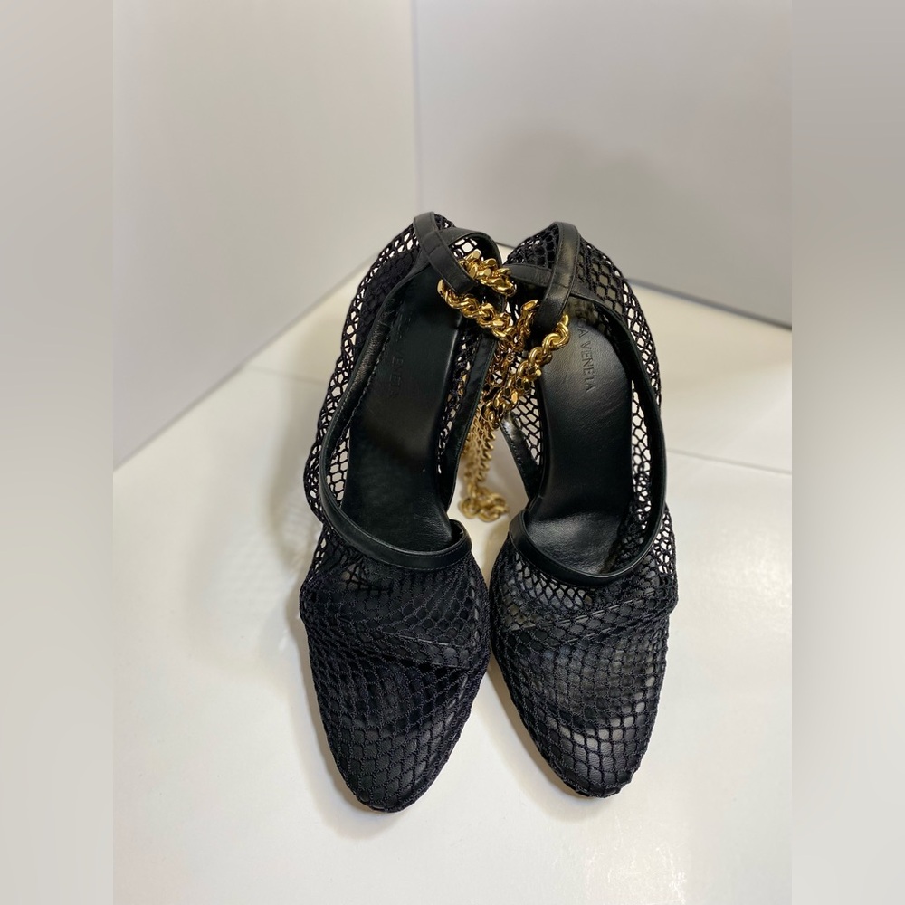 BOTTEGA VENETA Mesh Chunky Chain Heels